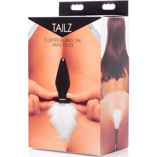Fluffer Bunny Glass Tail Plug