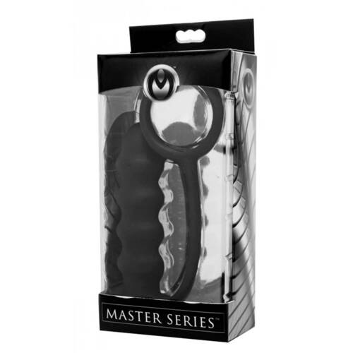Ass Bomb Ripple Vibrating Plug And Cock Ring