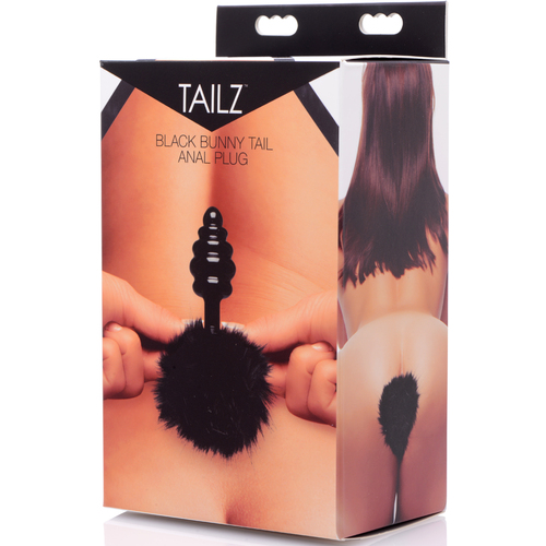 Black Bunny Tail Plug