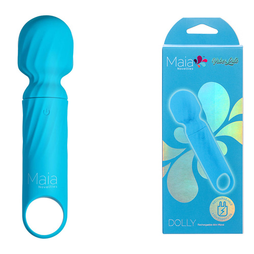 Maia DOLLY - Blue Blue 12.7 cm USB Rechargeable Massage Wand