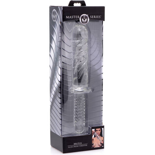 11.5" Brutus Glass Dildo Thruster