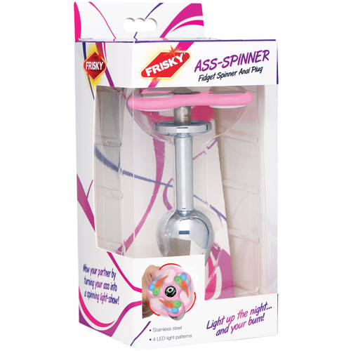 3.5" LED Spinner Butt Plug