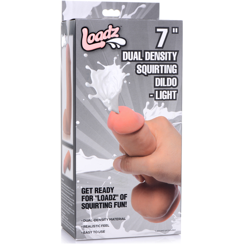 7" Dual Density Squirting Cock