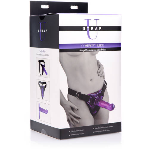 7" Strap On Harness + Dildo