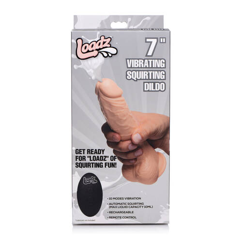 7" Squirting Vibrating Cock