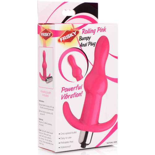 Bumpy Vibrating Butt Plug