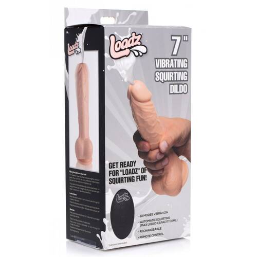 7" Squirting Vibrating Cock