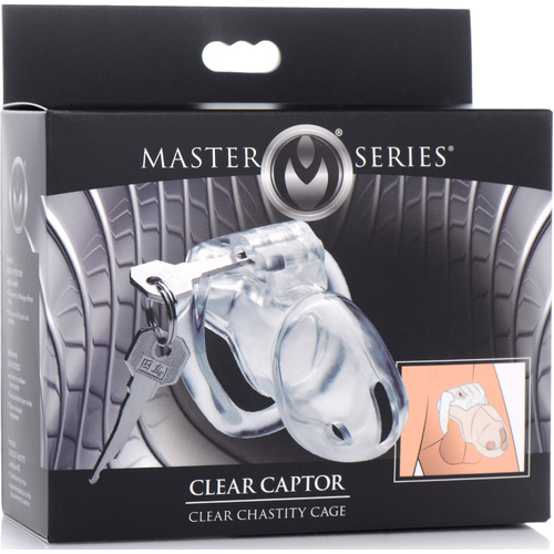 MS Clear Captor Chastity Cage - Medium