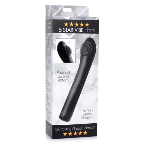 INMI 5 Star 9X Pulsing G-Spot Vibe - Black