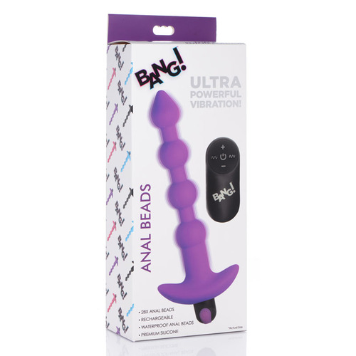 Vibrating Anal Beads + Remote