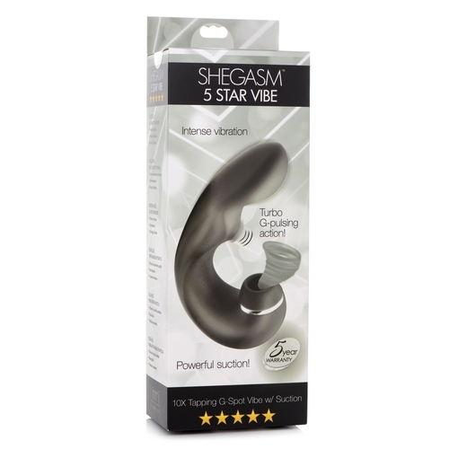 Inmi Shegasm 5 Star Tapping G Spot Vibe W/ Suction