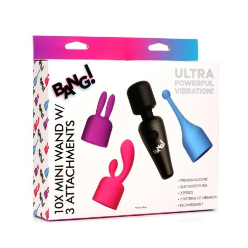 Bang10X Mini Wand w/ 3 Attachments
