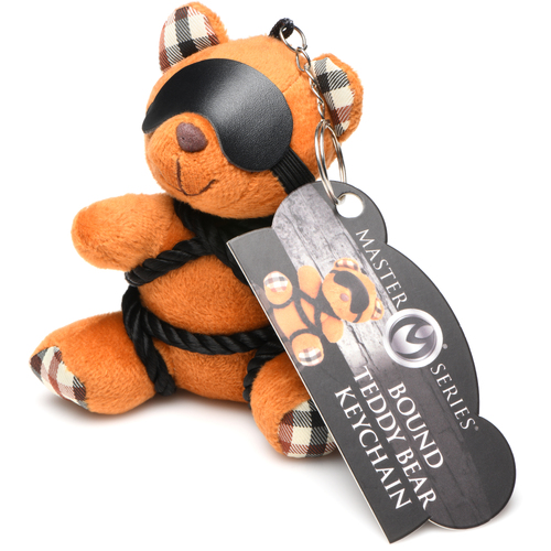 Rope Teddy Bear Keychain