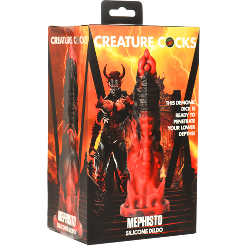 Creature Cocks Mephisto Red/Black 18.5 cm Fantasy Dildo