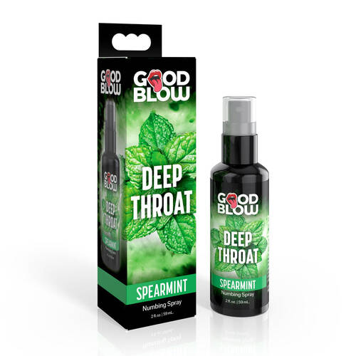 Good Blow Deep Throat Spray - Spearmint Spearmint Flavoured Numbing Spray - 59 ml Spray