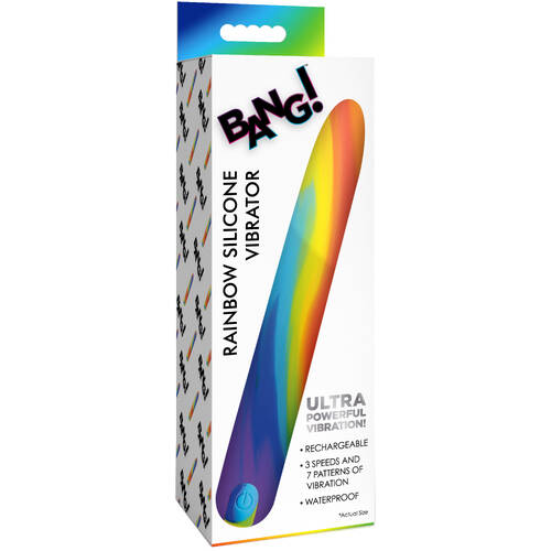 BANG! Rainbow Silicone Vibrator