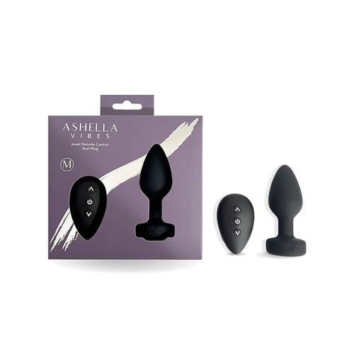 Ashella Vibes  Jewel Remote Control Butt Plug Medium