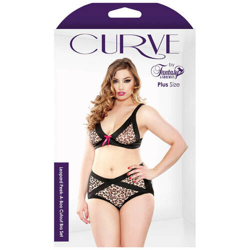 Peek A Boo Bra Set 3X/4X