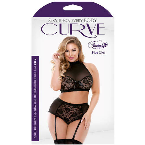 Top/Matching Gartered Panty 1X/2X