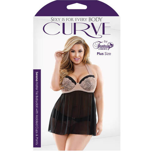 Babydoll/Moulded Cups/Panty 1X/2X 