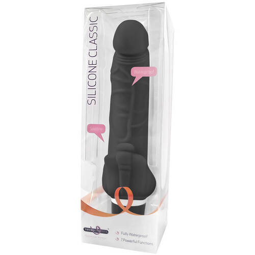 7.5" Silicone Classic Vibrating Cock