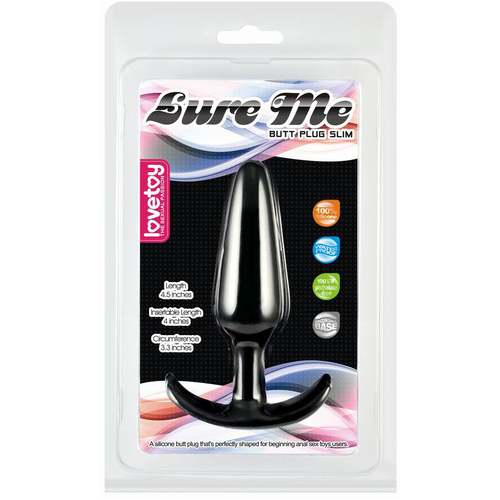 4" Lure Me Classic Anal Plug S 