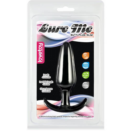 4" Lure Me Small Butt Plug S