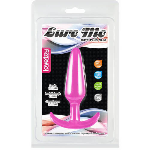 4" Lure Me Small Butt Plug S