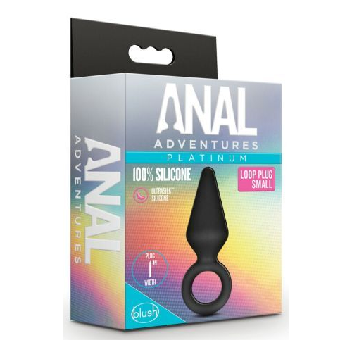 1.5" Small Silicone Butt Plug + Ring