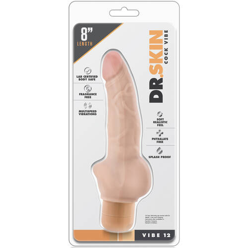 8" Vibrating Cock