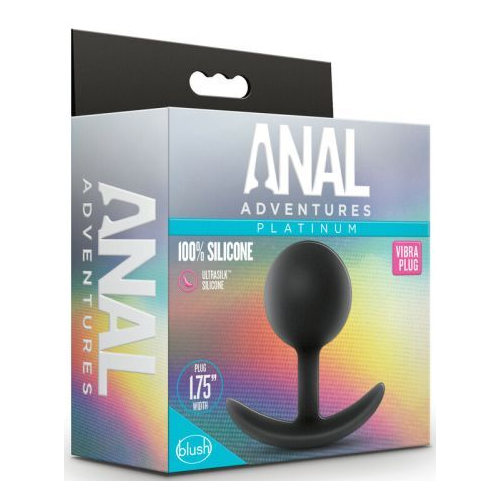 3" Silicone Vibra Butt Plug