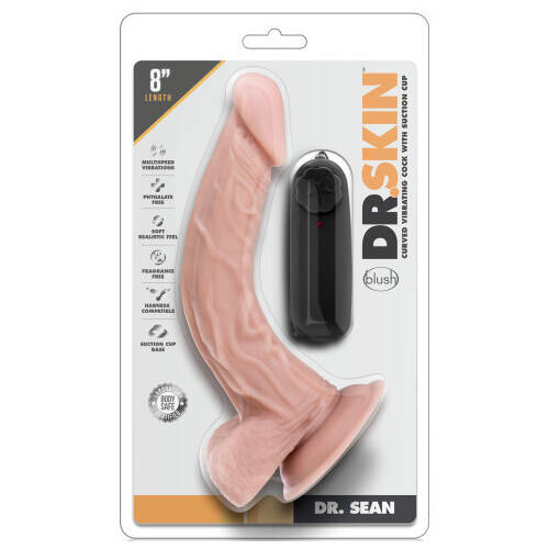 8" Dr. Sean Vibrating Cock
