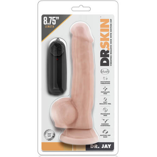 8.5" Dr. Jay Vibrating Cock