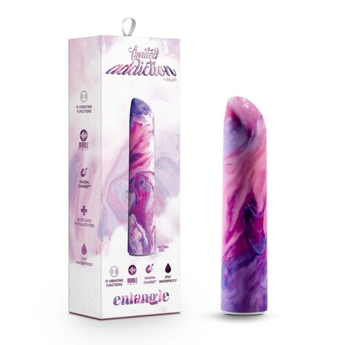 Limited Addiction Entangle - Power Vibe Lilac 10.2 cm USB Rechargeable Bullet
