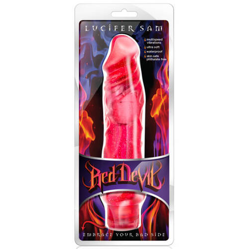 9" Red Devil Jelly Vibrator