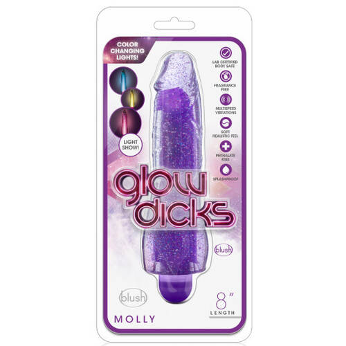 8" Light-Up Jelly Vibrator