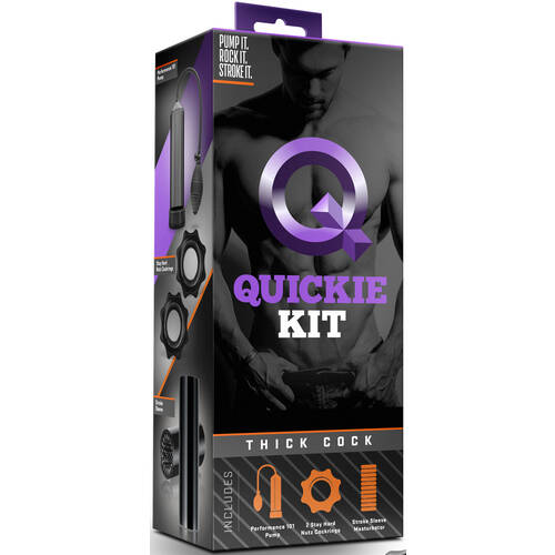 Quickie Kit Thick Cock Black