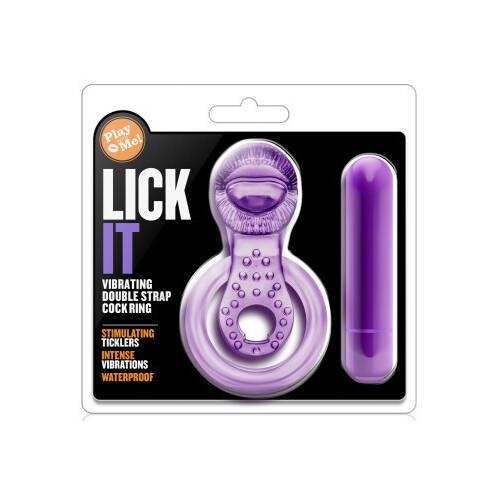 Lick It Vibrating Cock Ring