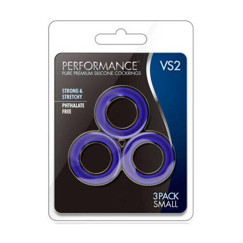 VS2 Small Silicone Cock Rings x3