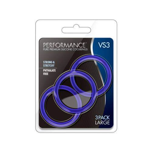 VS3 Large Silicone Cock Rings x3