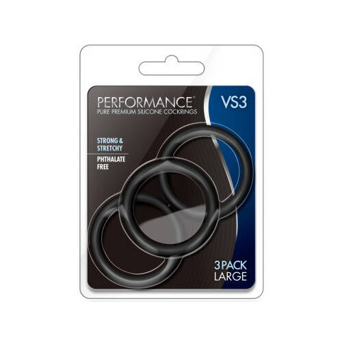VS3 Large Silicone Cock Rings x3