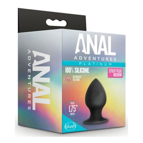 2.5" Medium Silicone Stout Butt Plug