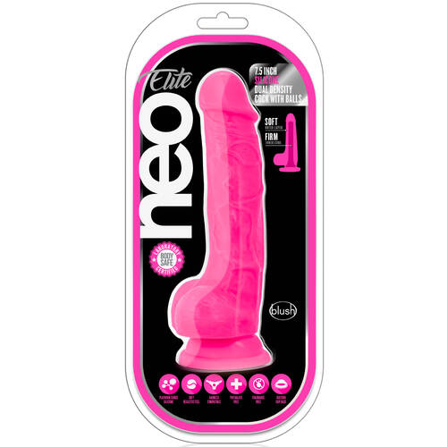 7.5" Dual Density Cock + Balls