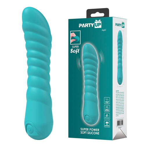 Party Up JAYLEI - Teal Teal 14.6 cm USB Rechargeable Vibrator