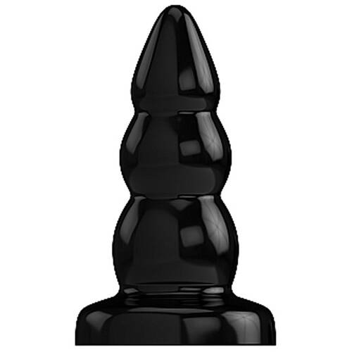 Bottomline 4" Buttplug Rubber Black Model 6