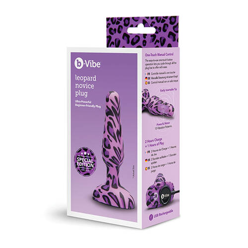 B-VIBE NOVICE PLUG LEOPARD