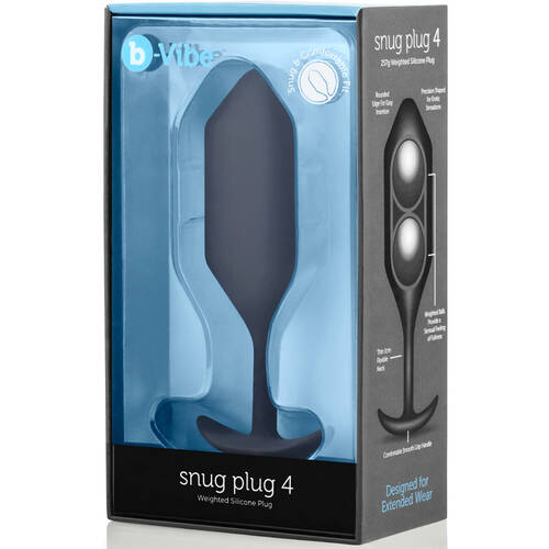 5" Snug Plug 4 Weighted Butt Plug