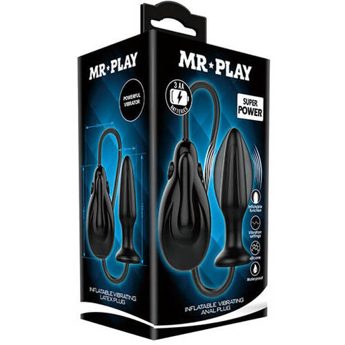 Inflatable Vibrating Butt Plug