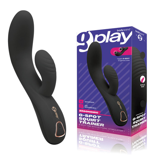 Bodywand G-Play G-Spot Squirt Trainer Black 19 cm USB Rechargeable Vibrator