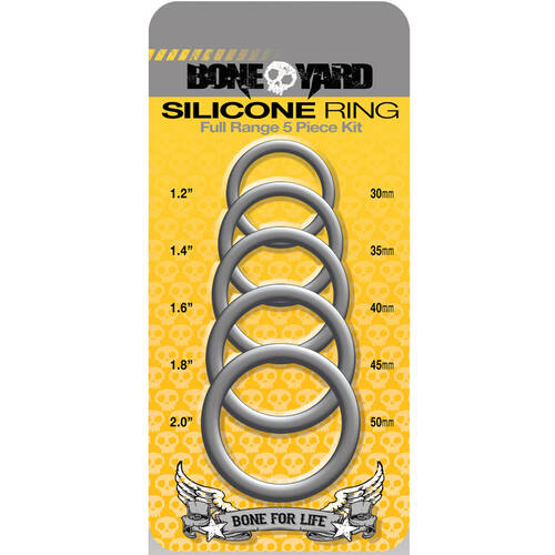 Silicone Cock Rings x5